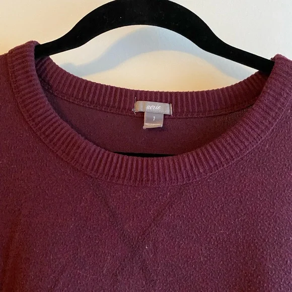 Aerie lightweight purple tunic long sleeve size small - Picture 3 of 5